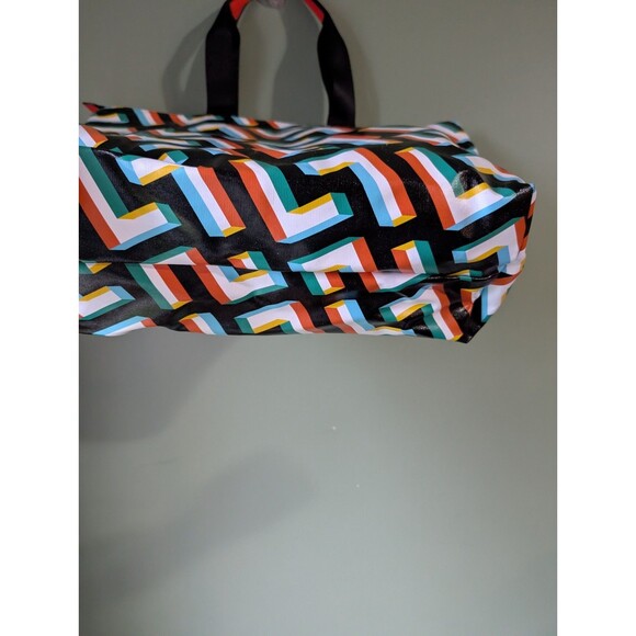 Karl Lagerfeld Paris Geometric Multicolor Tote Bag Purse Excellent Condition - Picture 4 of 15
